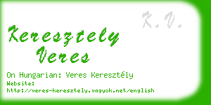 keresztely veres business card